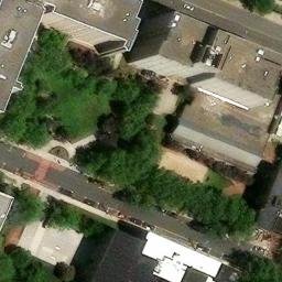 Sand Volleyball Court, Newark, NJ — aerial view