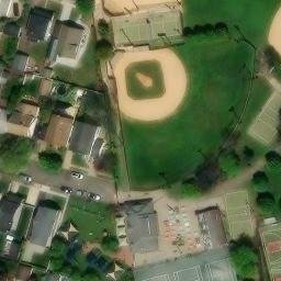 Volley Ball Court — aerial view