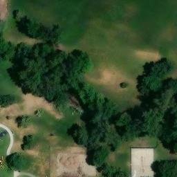 Concrete Volleyball Court, Salt Lake City, UT — aerial view