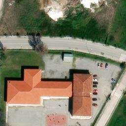 Volleyball Court — aerial view