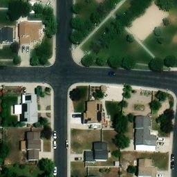 Sand Volleyball Court, West Valley City, UT — aerial view