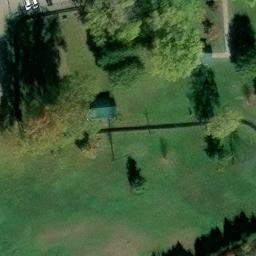 Volleyball Court, Malvern, OH — aerial view
