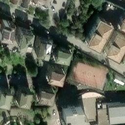 Volleyball Court near Salerno — aerial view