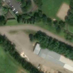 Volleyball Court, PA — aerial view