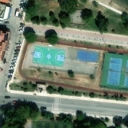 Volleyball Court — aerial view
