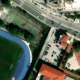 Volleyball Court — aerial view