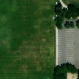 Volleyball Court, Taylorsville, UT — aerial view