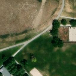 Sand Volleyball Court, Taylorsville, UT — aerial view