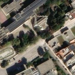 Volleyball Court near San Vito dei Normanni — aerial view
