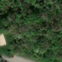 Sand Volleyball Court, Bakerstown, PA — aerial view