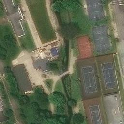 Volleyball Court, Catasauqua, PA — aerial view