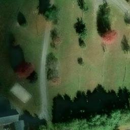 Sand Volleyball Court, NJ — aerial view