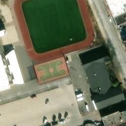 Volleyball Court, Freeport, NY — aerial view