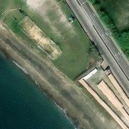 Sand Volleyball Court — aerial view