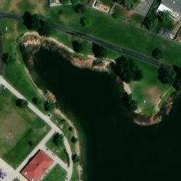 Volleyball Court, Murray, UT — aerial view