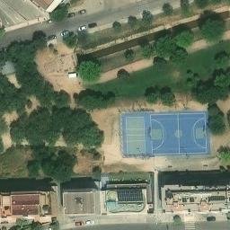 Volleyball Court — aerial view