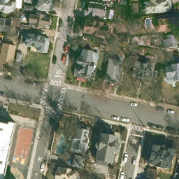 Volleyball Court, New York, NY — aerial view