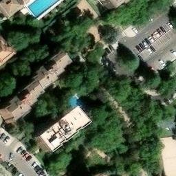 Cancha voley Pueblos — aerial view