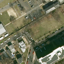 Sand Volleyball Court, New York, unknown — aerial view