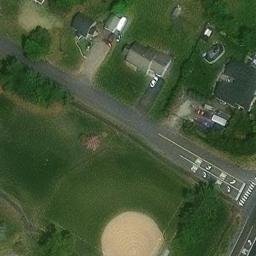 Volleyball Court, NJ — aerial view