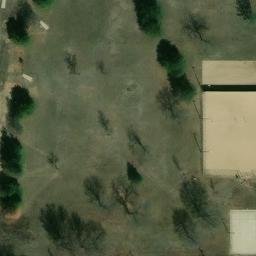 Sand Volleyball Court, Hastings, NE — aerial view