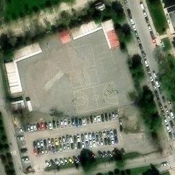 Volleyball Court — aerial view