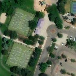 Volleyball Court, Sandy, UT — aerial view