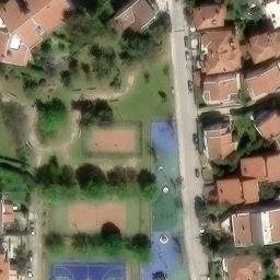 Volleyball Court — aerial view