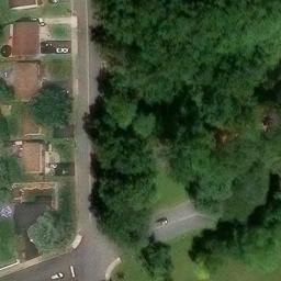 Volleyball Court, Allentown, PA — aerial view