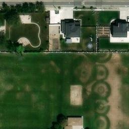 Volleyball Court, South Jordan, UT — aerial view