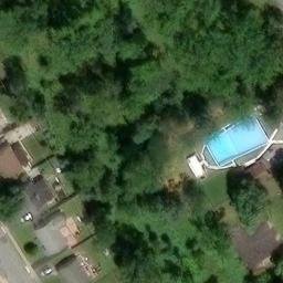 Volleyball Court, PA — aerial view