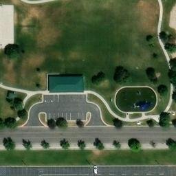 Volleyball Court, South Jordan, UT — aerial view