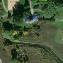 Sand Volleyball Court, Fort Collins, CO — aerial view
