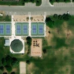 Volleyball Court, South Jordan, UT — aerial view