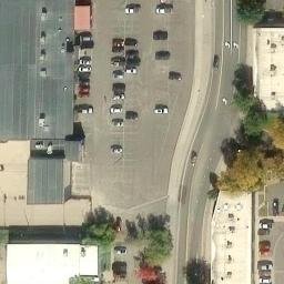 Sand Volleyball Court, Fort Collins, CO — aerial view