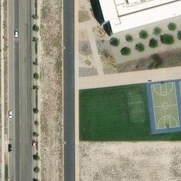 Volleyball Court, Draper, UT — aerial view