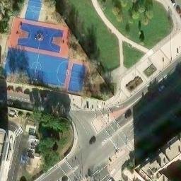Volleyball Court — aerial view