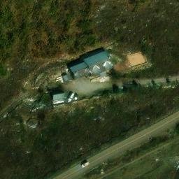 Volleyball Court, CO — aerial view