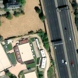 Sand Volleyball Court — aerial view