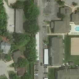 Volleyball Court, IN — aerial view
