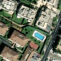 Volleyball Court — aerial view