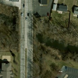 Sand Volleyball Court, Kokomo, IN — aerial view