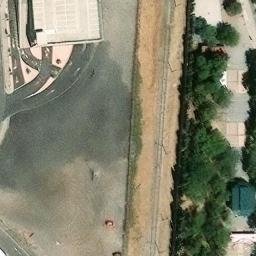 Volleyball Court near Torrejón de Ardoz — aerial view