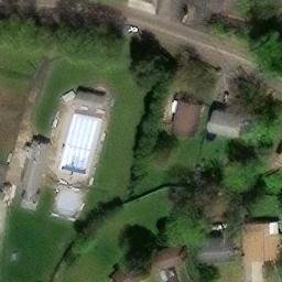 Sand Volleyball Court, Monroeville, PA — aerial view