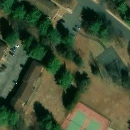 Somerset Mews Volleyball Court — aerial view