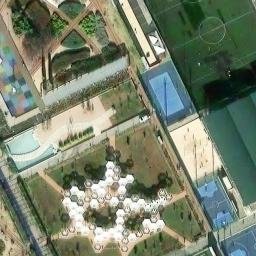 Volleyball Court — aerial view