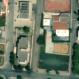 Volleyball Court — aerial view