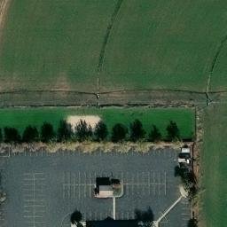 Sand Volleyball Court, UT — aerial view
