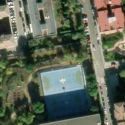 Volleyball Court — aerial view