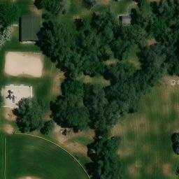 Volleyball Court, Highland, UT — aerial view